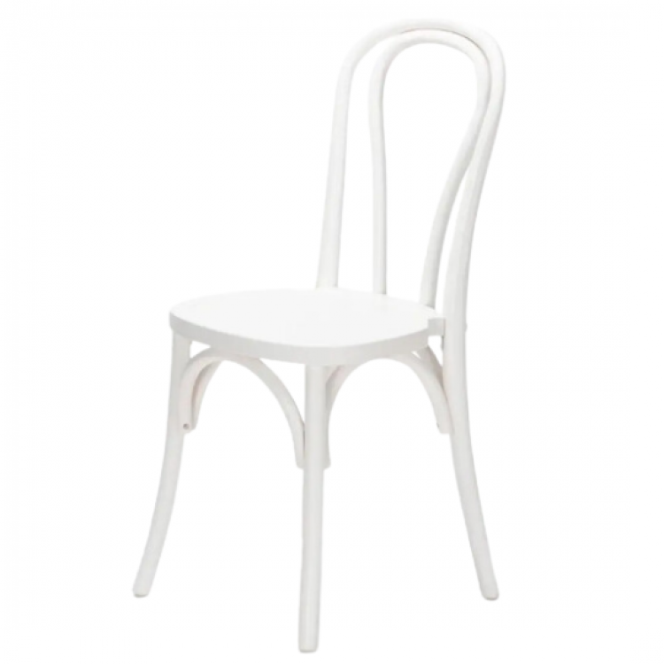 White Bentwood Chair