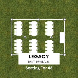 Seating20For2048Re 1 1712125992 Silver Package For 48 People w/ Rectangular Tables