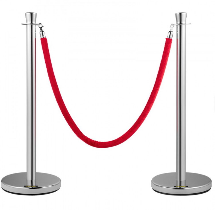 Stanchions with Velvet Rope