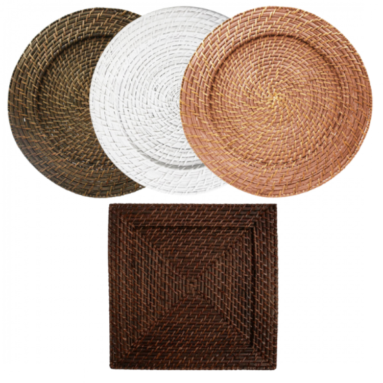 Rattan Chargers