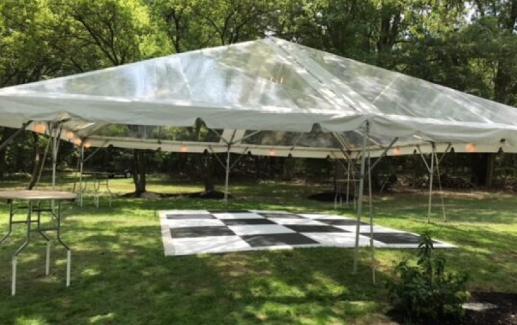 30'x30' Clear Top Tent